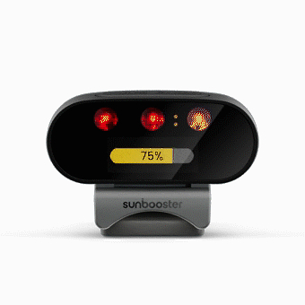 SunBooster by SunLED Life Science, a near-infrared (NIR) device that brings the systemic, essential health and wellness benefits of natural sunlight indoors. 