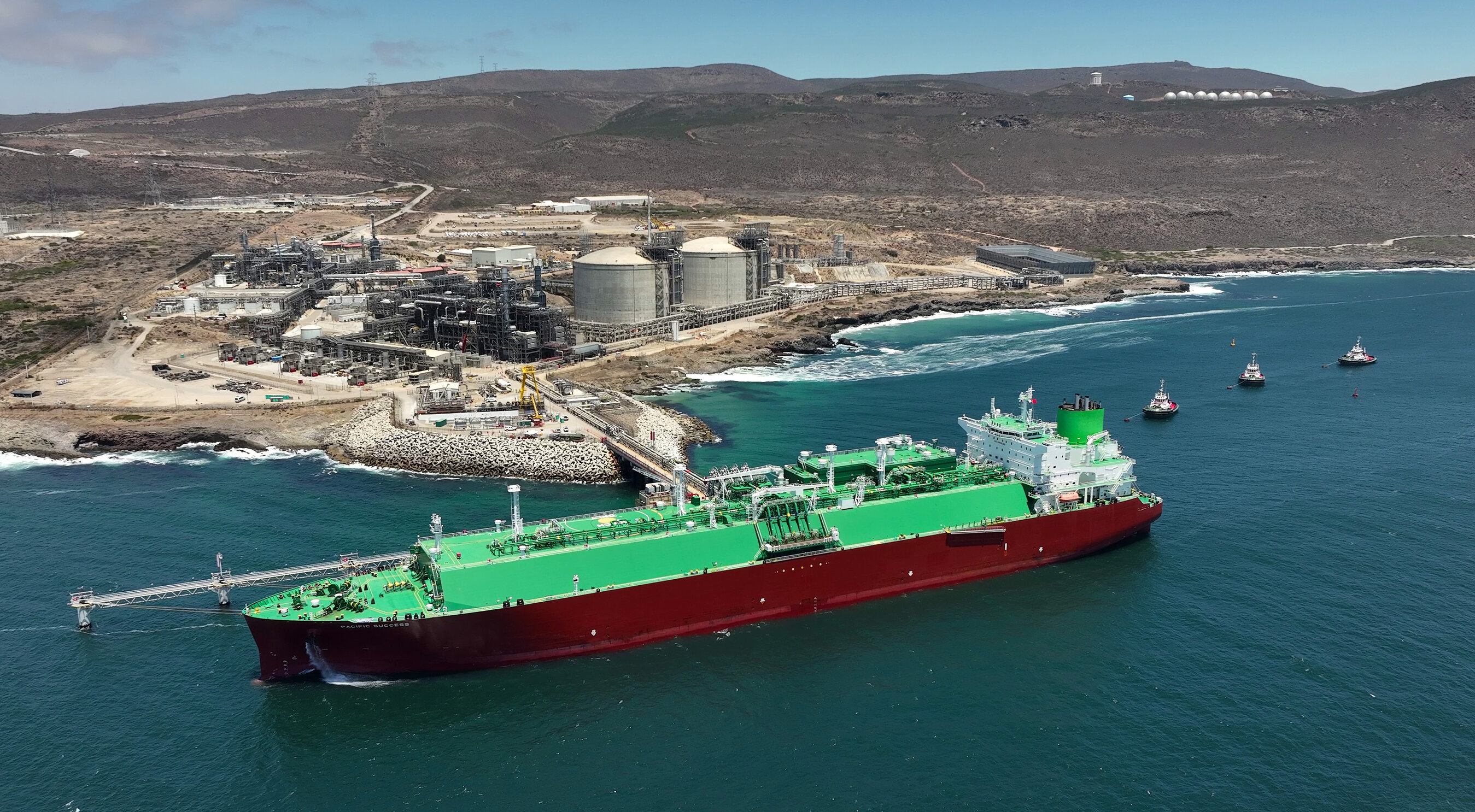 Sempra Infrastructure exporterar första LNG-lasten från Mexiko