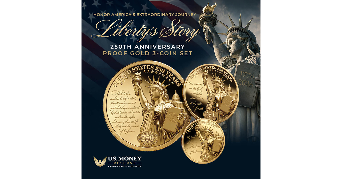 U.S Money Reserve Launches Liberty's Story Gold Coin Set to Commemorate America's 250th Anniversary and Promote Wealth Preservation