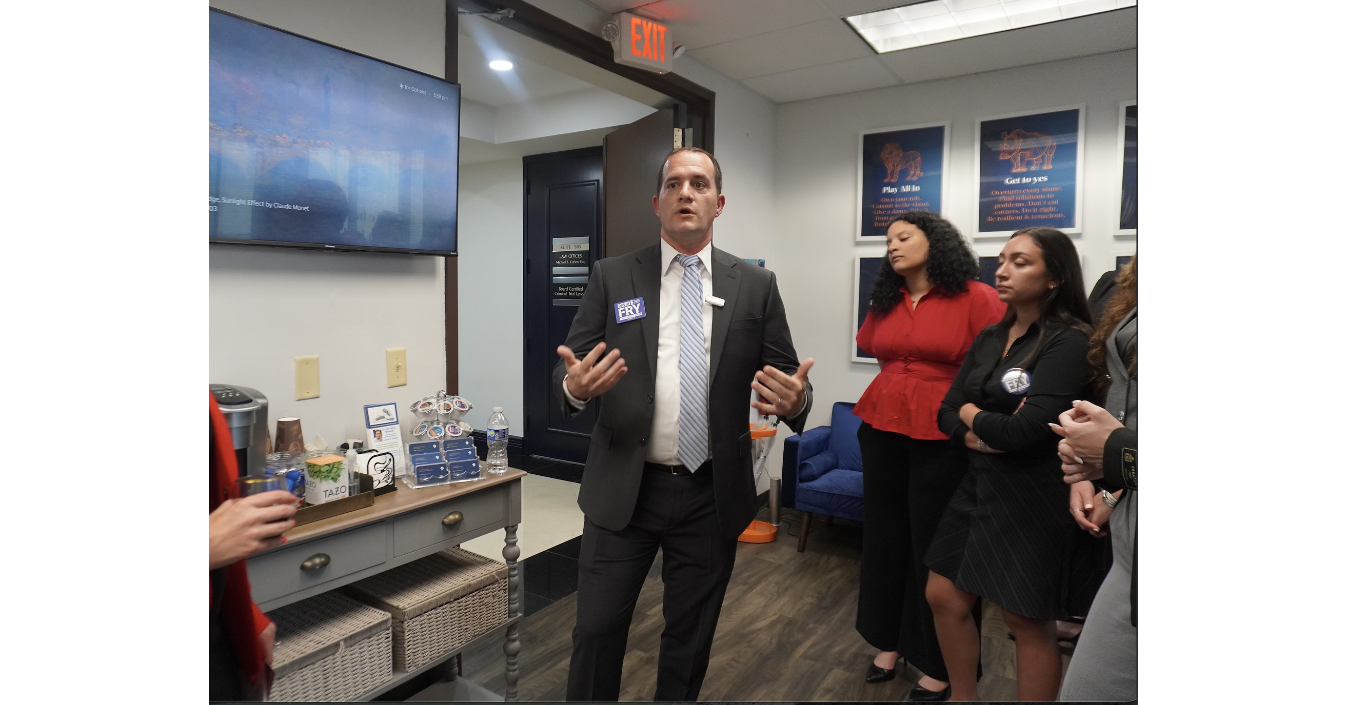 Rossen Law Firm Hosts Packed Campaign Reception for David Fry, Candidate for Broward County Circuit Judge