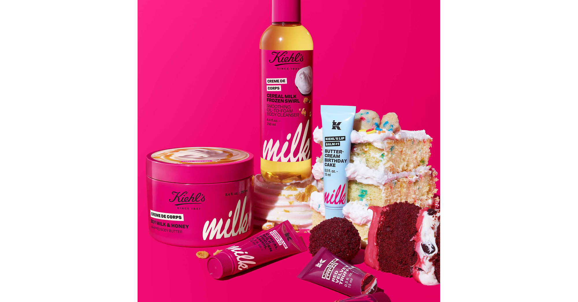 INDULGE IN DELECTABLE SKINCARE WITH KIEHL'S X MILK BAR LIMITED-EDITION BODY CARE