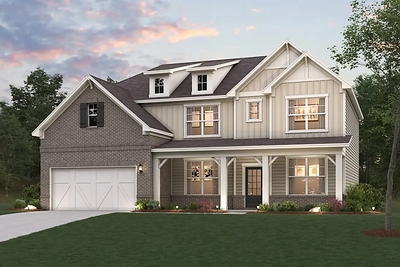 Birch Plan Exterior Rendering | New Homes in Canton, GA | Brookshire Manor by Century Communities