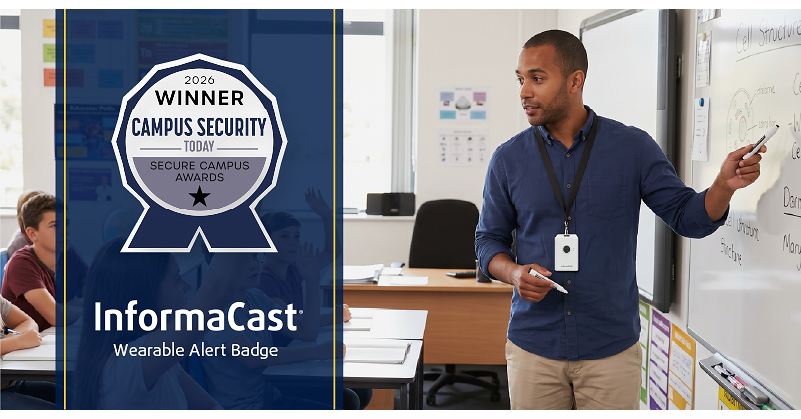 Singlewire Software Honored in Campus Security Today's 2026 Secure Campus Awards for Personal Safety Device