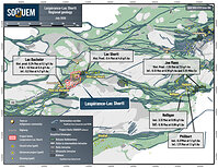 Figure 1. Project location and regional geology