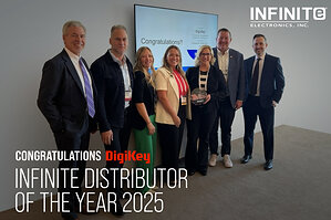 Infinite Electronics Names DigiKey Distributor of the Year