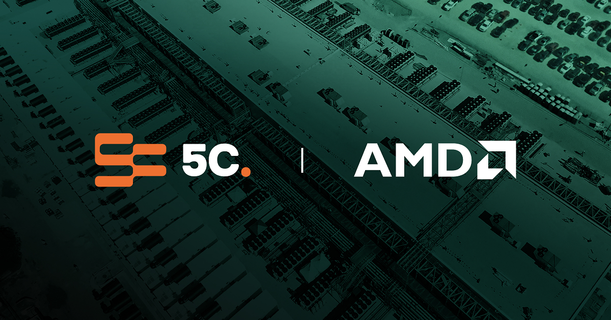 5C and AMD Collaborate to Build Gigascale AI Campuses