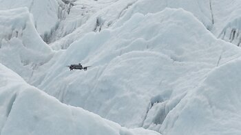 DJI Matrice 4E was tested in a high-altitude mountaineering environment to obtain high-resolution glacier intelligence This image opens in the lightbox