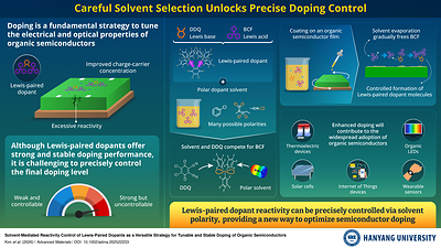 Hanyang University Researchers Achieve Controllable Doping in Organic Semiconductors