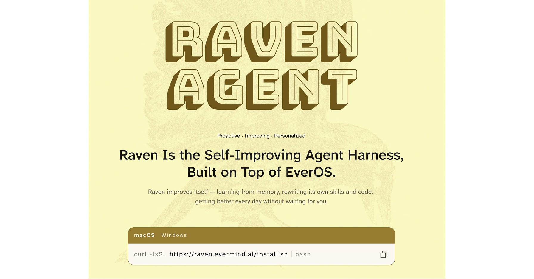 EverMind Launches Raven Agent: The Self-Improving Harness That Defines L3-level Digital Life