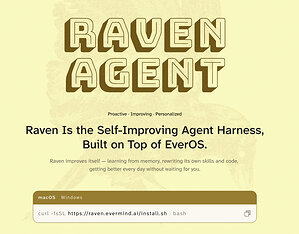 EverMind Launches Raven Agent: The Self-Improving Harness That Defines L3-level Digital Life