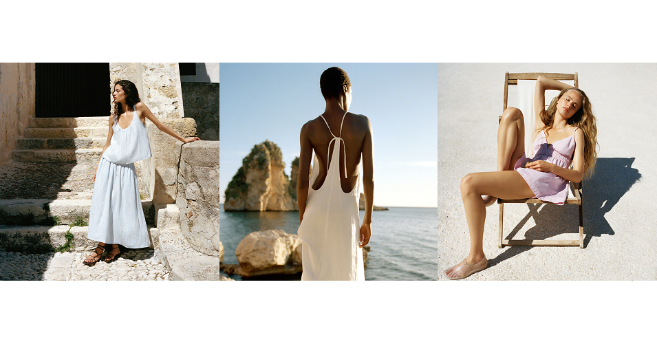 Aritzia promotional fashion campaign