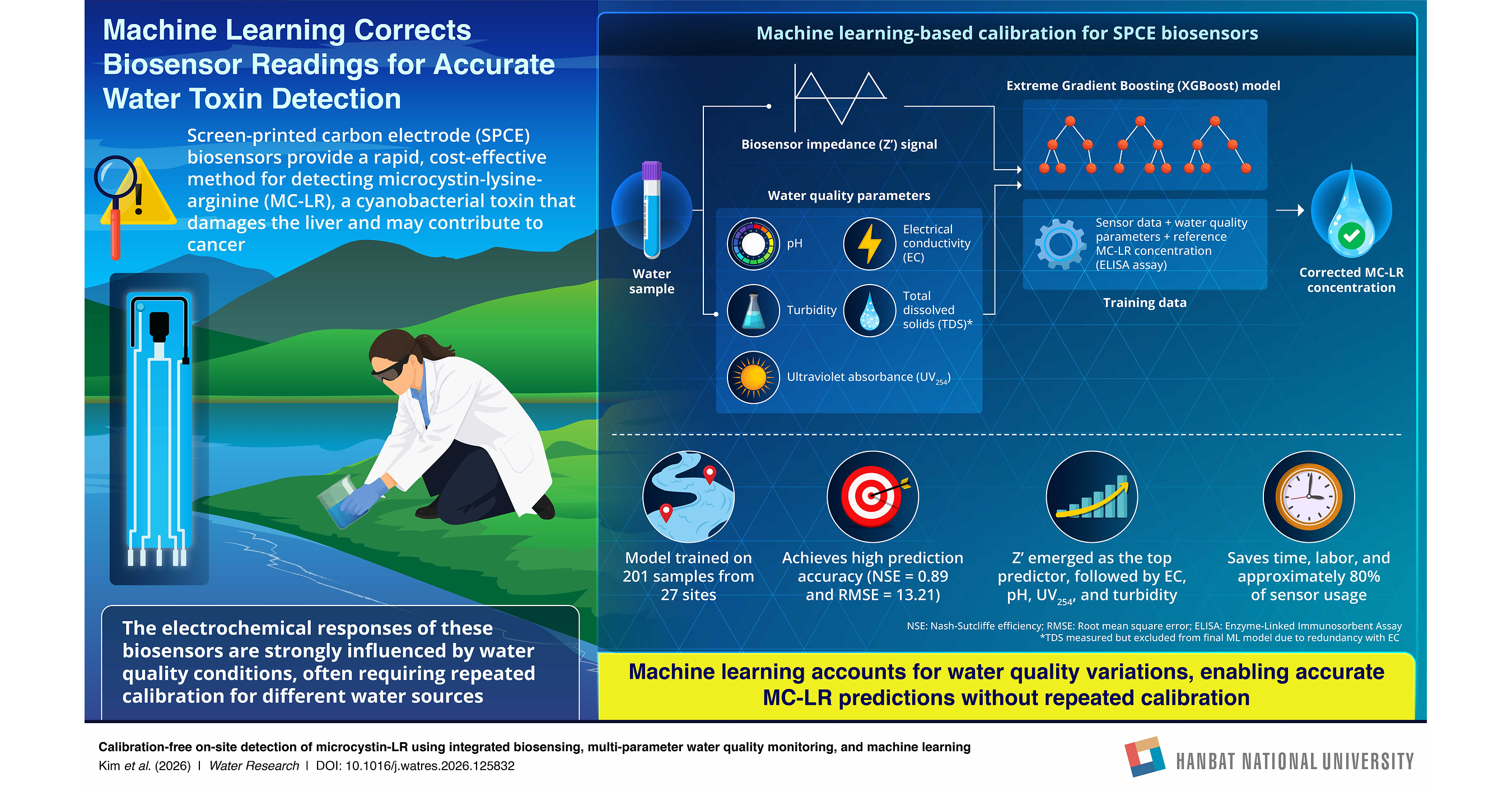 Hanbat National University Study Advances Machine Learning Calibration of Biosensors for Microcystin Toxin Monitoring in Freshwater