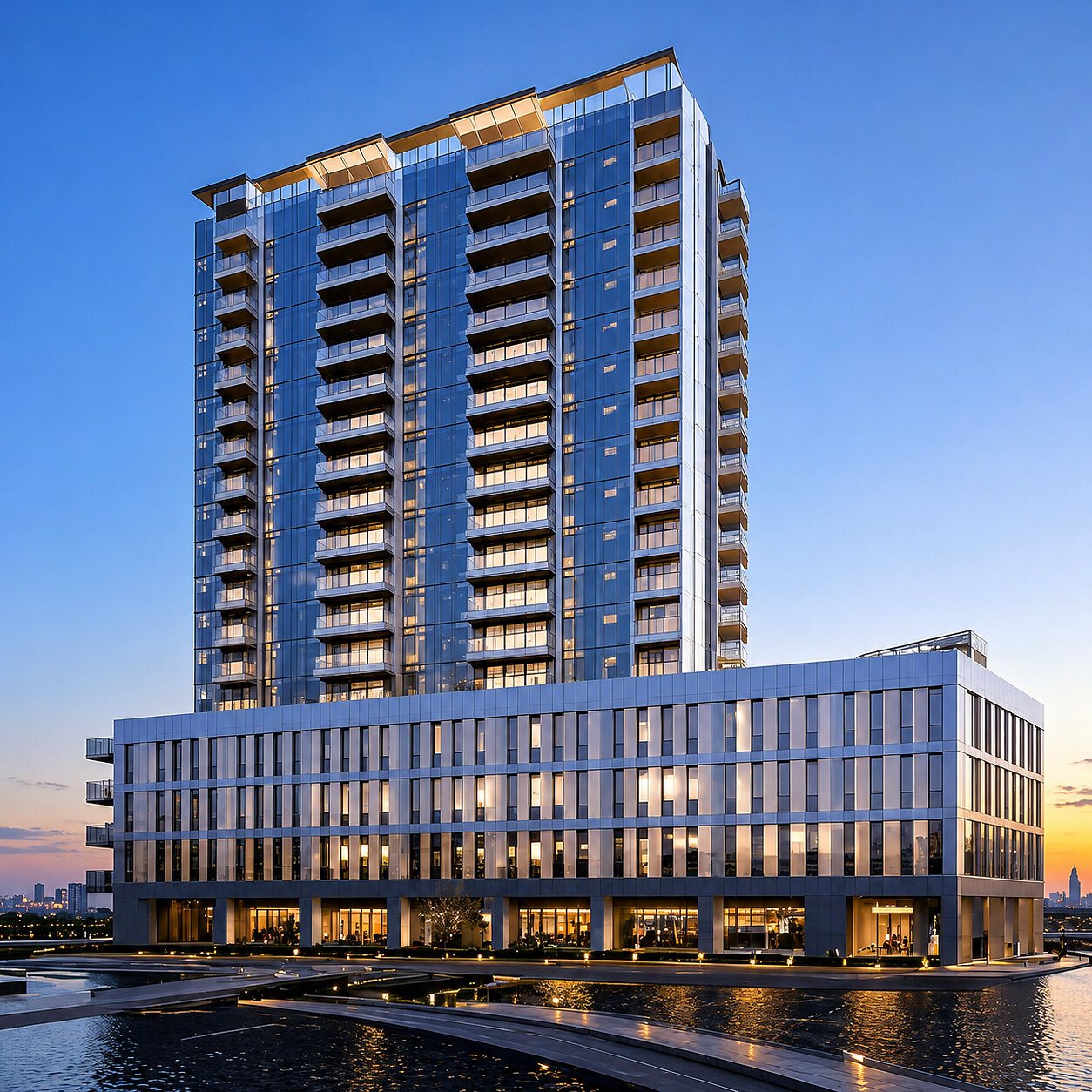 Début de la construction d'un immeuble résidentiel de 19 étages à Sunnyside