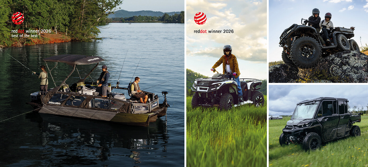 BRP wins four Red Dot design awards, including “Best of the Best” for Sea-Doo Switch Fish