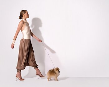 Pomeranian Migo and Model