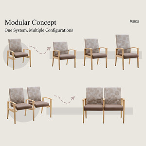 Yumeya Furniture Launches M+ Modular Seating to Solve Inventory and Freight Challenges in Commercial Hospitality and Senior Living Furniture