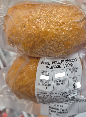Mise en garde à la population - Absence de la mention indiquant que le produit est cru et des instructions de cuisson sécuritaire sur l'emballage de divers produits de poulet pané emballés et vendus par l'entreprise Panier Extra