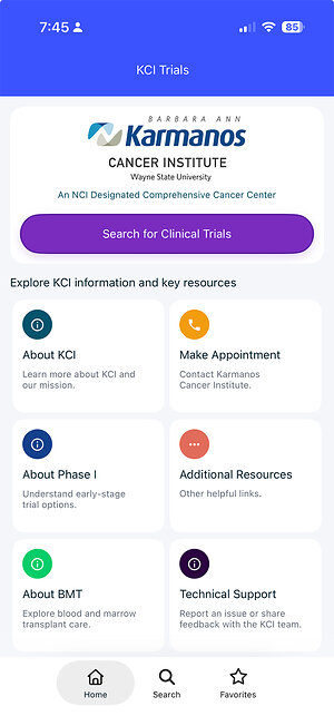 Karmanos Cancer Institute Rolls Out New Oncology Clinical Trials App Features
