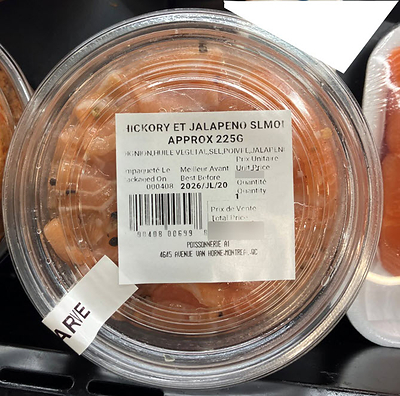Hickori et jalapeno saumon Hickori et jalapeno saumon