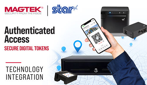 Star Micronics Cloud Printer and Cash Drawer Coupled with MagTek's Qwantum Identity and Access API