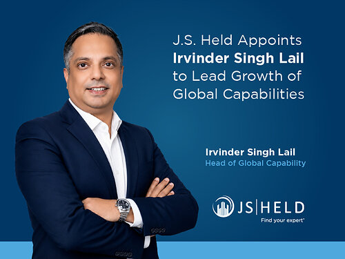 Irvinder Singh Lail brings more than 25 years of experience leading operational transformation, talent initiatives, and Six Sigma process improvement across professional services, insurance, banking, financial services, and technology-driven organizations, to J.S. Held.