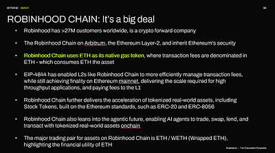 Robinhood Chain: It's a big deal Robinhood Chain: It's a big deal