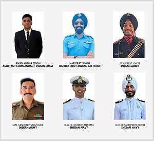 61 NCC Cadets Commissioned as Officers in Indian Armed Forces from Chandigarh University