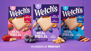 Welch's Introduces New Real PB&Js to the Freezer Aisle