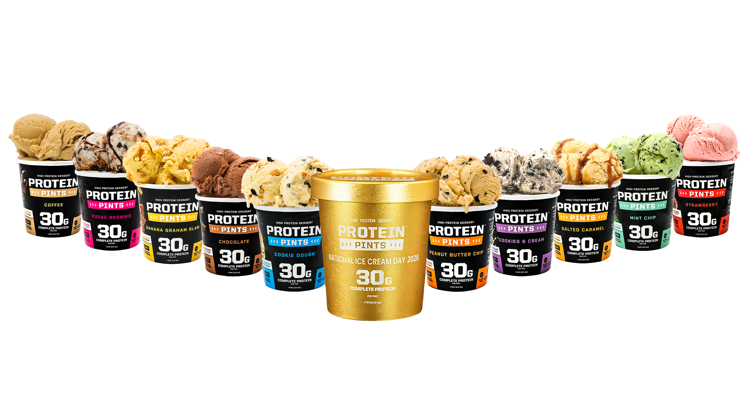 Protein Pints Celebrates National Ice Cream Day with a Golden Pint Scavenger Hunt and Over $5,000 in Prizes