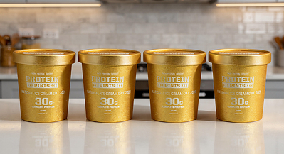Protein Pints National Ice Cream Day Golden Pints