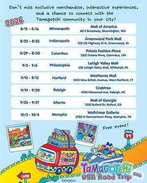 The Tamagotchi USA Road Trip Is Back and Celebrates 30 Years of Virtual Pet Fun