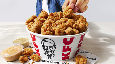KFC $10 Popcorn Chicken Bucket