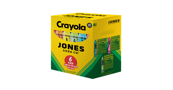 Jones Soda Announces Limited-Edition Crayola Collaboration as Part of 30th Anniversary "Dirty 30" Celebration