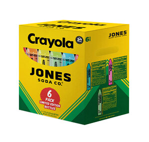 Jones Soda Announces Limited-Edition Crayola Collaboration as Part of 30th Anniversary "Dirty 30" Celebration