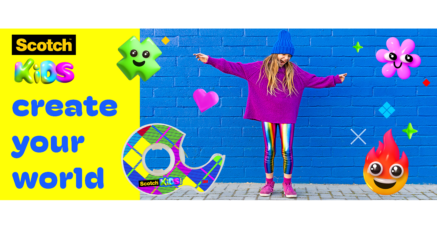 Scotch™ Brand launches Scotch Kids® Tape for young creators