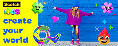 Scotch™ Brand has launched Scotch® Kids Tape to help children create, craft and share their creativity. Scotch™ Brand has launched Scotch® Kids Tape to help children create, craft and share their creativity.