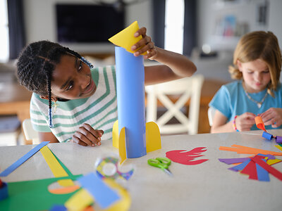 The new kid-friendly collection supports hands-on creativity, crafting and building for children ages four and up. The new kid-friendly collection supports hands-on creativity, crafting and building for children ages four and up.