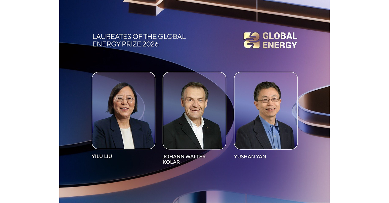 Yilu Liu, Yushan Yan und Johann W. Kolar wurden als Preisträger des Global Energy Prize 2026 ausgewählt