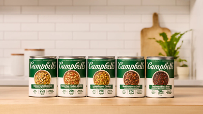 Campbell's® Cooks Up New Soup Lineup with 20g of Protein Per Can
