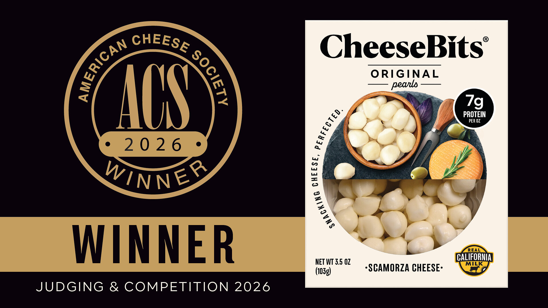 Cheese Bits Original Pearls reçoivent l'argent à la American Cheese Society Competition