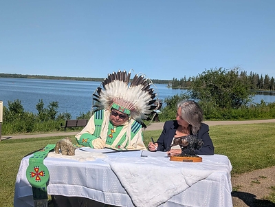 Federal Government agreement paves the way for new permanent home for Manitou Asinîy's in Elk Island National Park