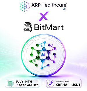 XRP Healthcare, the First AI Healthcare Platform Built on the XRP Ledger, Announces BitMart Listing of XRPHAI