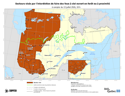 Incendies de forêt - Modification de l'interdiction de faire des feux à ciel ouvert en forêt ou à proximité