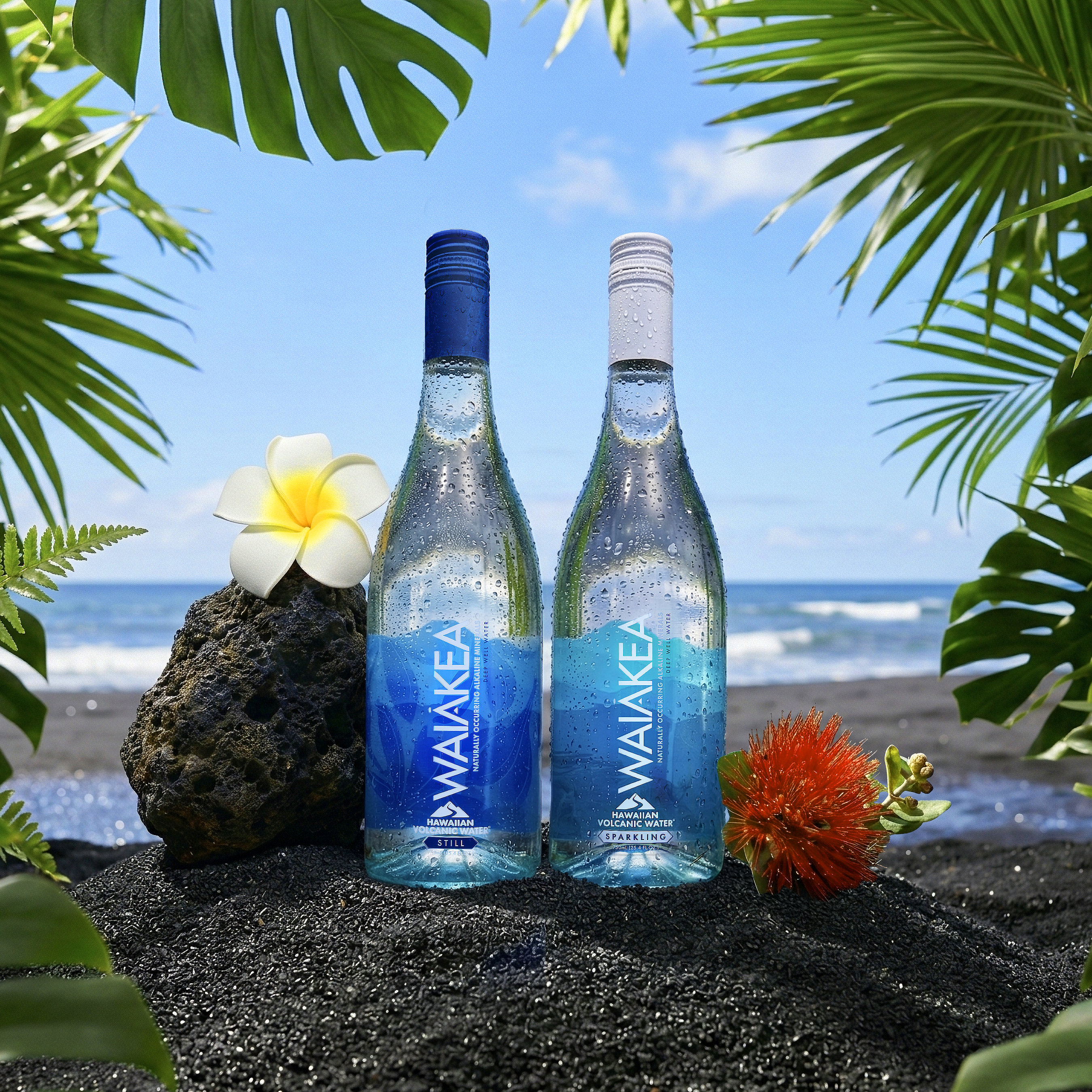 Waiākea Hawaiian Volcanic Beverages Marks 14 Years of Sustainable Innovation with the Launch of Paʻa Premium Glass Collection