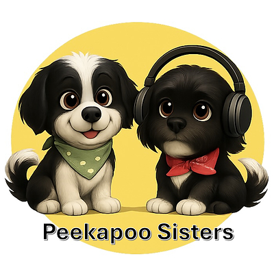 Peekapoo Sisters Productions logo, the independent storytelling company founded by Robert Kusserow.