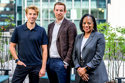 Evan Burns, Co-Founder and Chief Executive Officer, Jamie Roberts Seltzer, Co-Founder, Alison Bethel, Editor-in-Chief and Chief Content Officer, Credit: Roy Rochlin, Getty