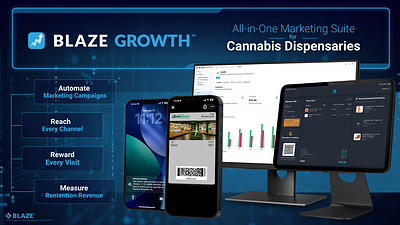 BLAZE Growth is an all-in-one cannabis marketing suite. Outreach, loyalty, and wallet passes — native to your POS. BLAZE Growth is an all-in-one cannabis marketing suite. Outreach, loyalty, and wallet passes — native to your POS.