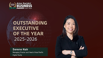 Serene Nah, Managing Director and Head of Asia Pacific, Digital Realty, has been recognized as the Outstanding Executive of the Year 2025 - 2026 for leading Digital Realty’s regional expansion and growth.
