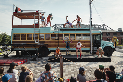 SUMMER BREAK by FLIP FABRIQUE to be featured as part of CIRCUS IN THE CITY at the 2026 ESL Rochester Fringe Festival. Photo Credit: Kova Production, Flip Fabrique, Summer Break