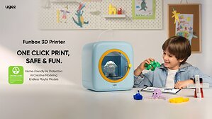 ugee Globally Launches Funbox, UL GREENGUARD Certified Kids 3D Printer Safe & Friendly for Children and Beginners with Out-of-box Operation